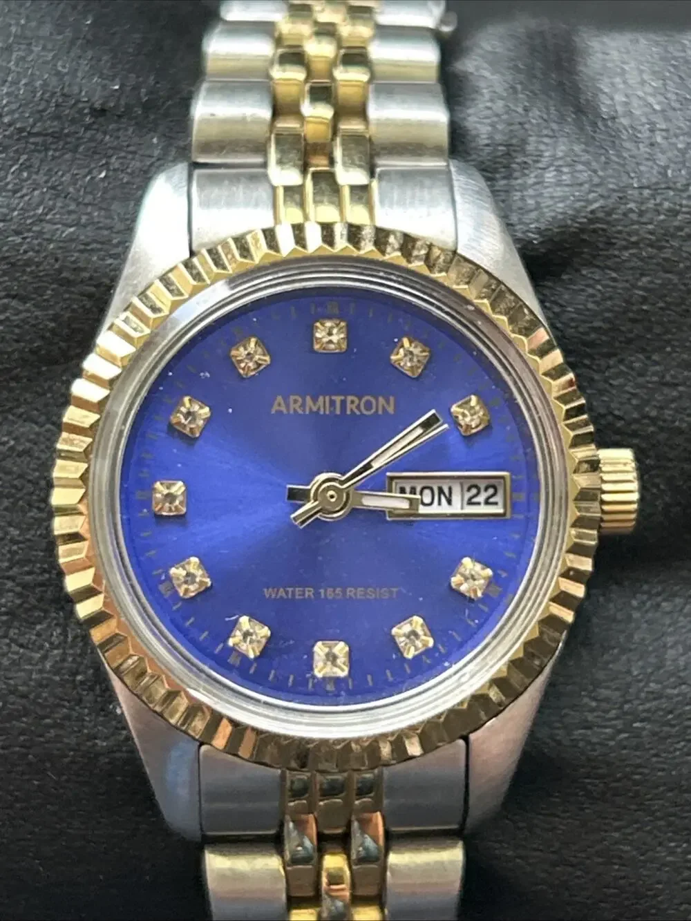 Armitron Two Tone Blue Dial Women’s Quartz Watch